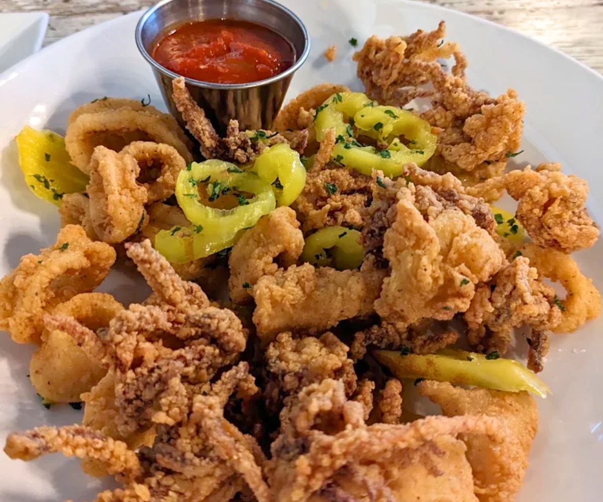 calamari at On the Corner Grill in Derry, NH