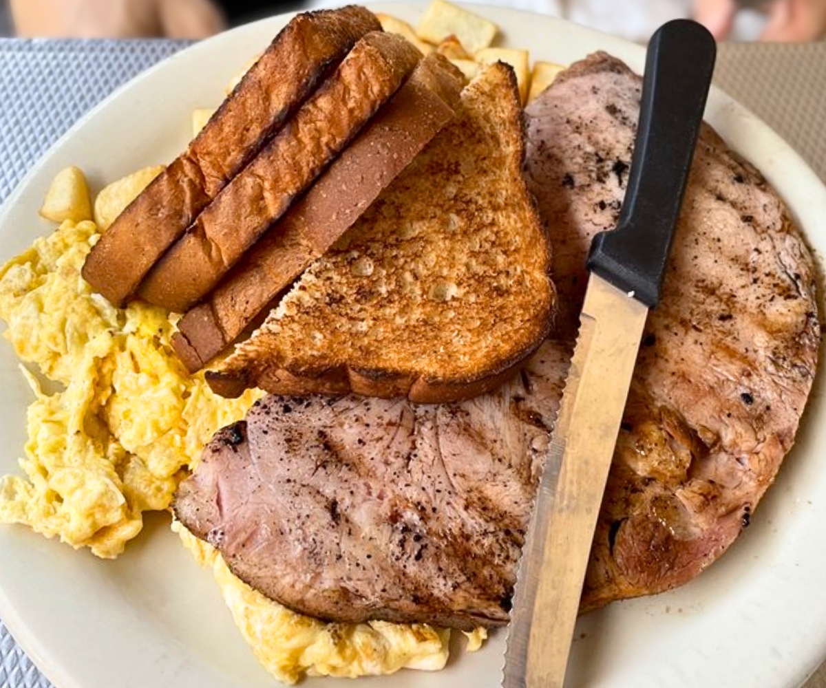 breakfast at Clary's Cafe in Savannah, GA