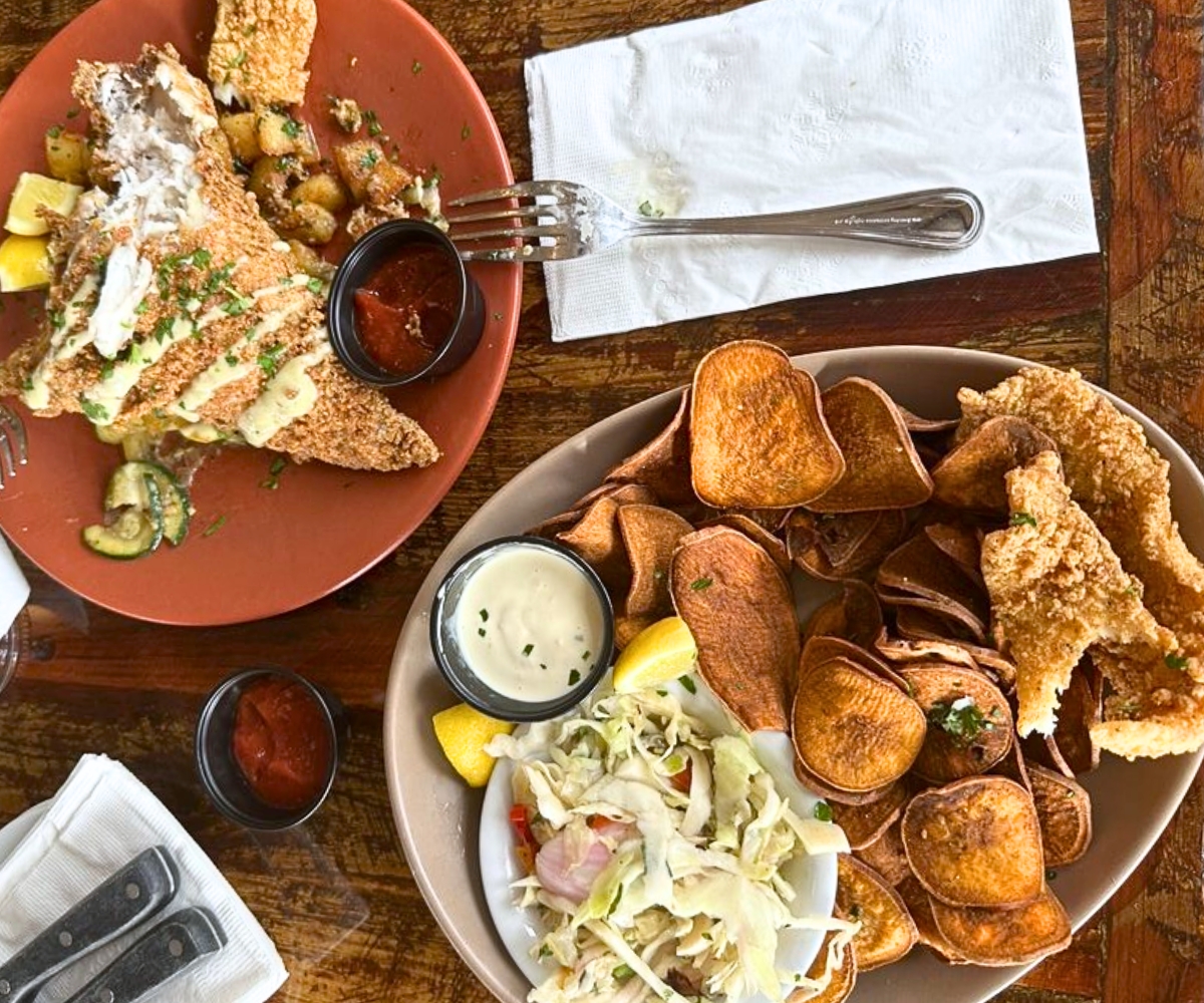 dishes at Sunset Pointe in Fairhope, AL