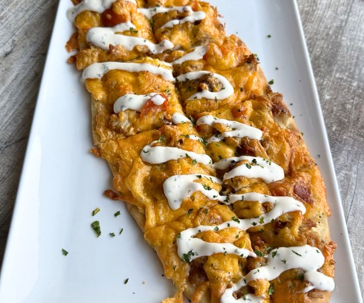 Chicken Bacon Flatbread at The Block Food & Drink in St. Louis Park, Minnesota