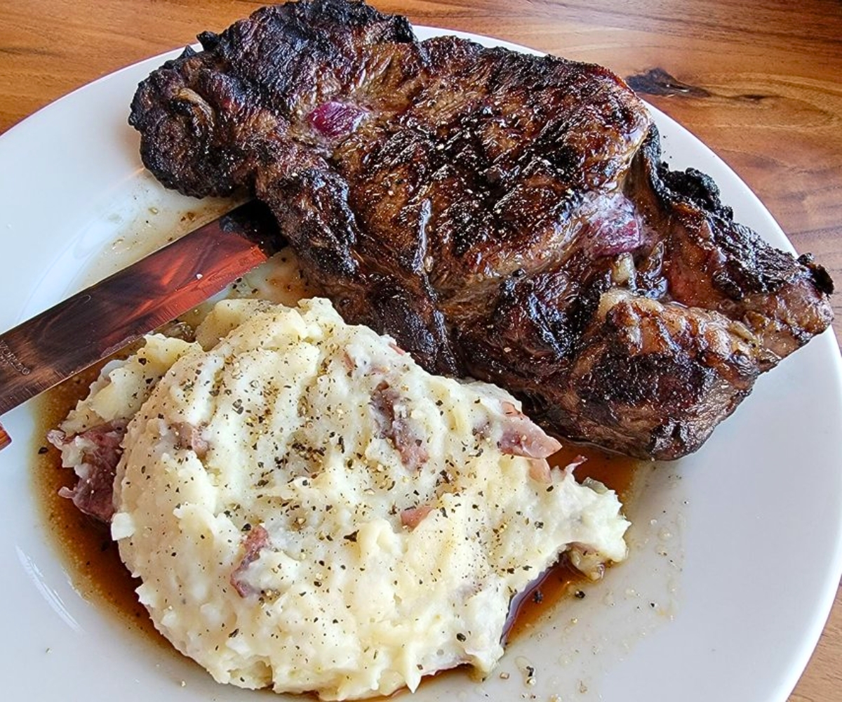 Ribeye at Main Street Tavern in Broken Arrow, Oklahoma