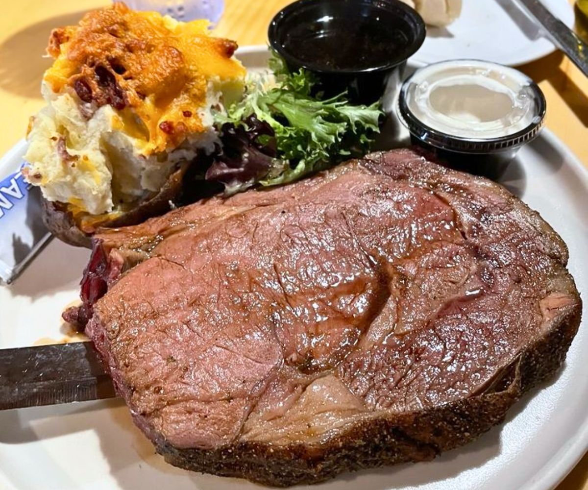 Prime Rib at Powder House Restaurant in Keystone, SD