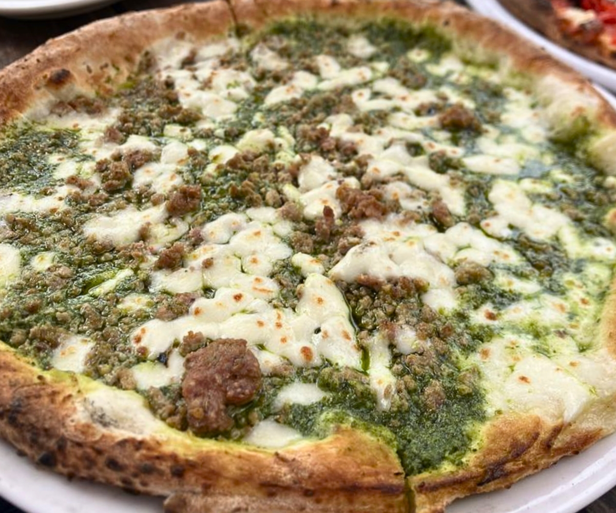 Sausage Pesto at Oakfire in Lake Geneva, Wisconsin