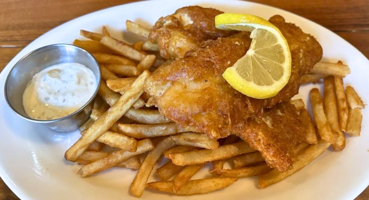 Fish and Chips at Main Street Tavern in Broken Arrow, OK