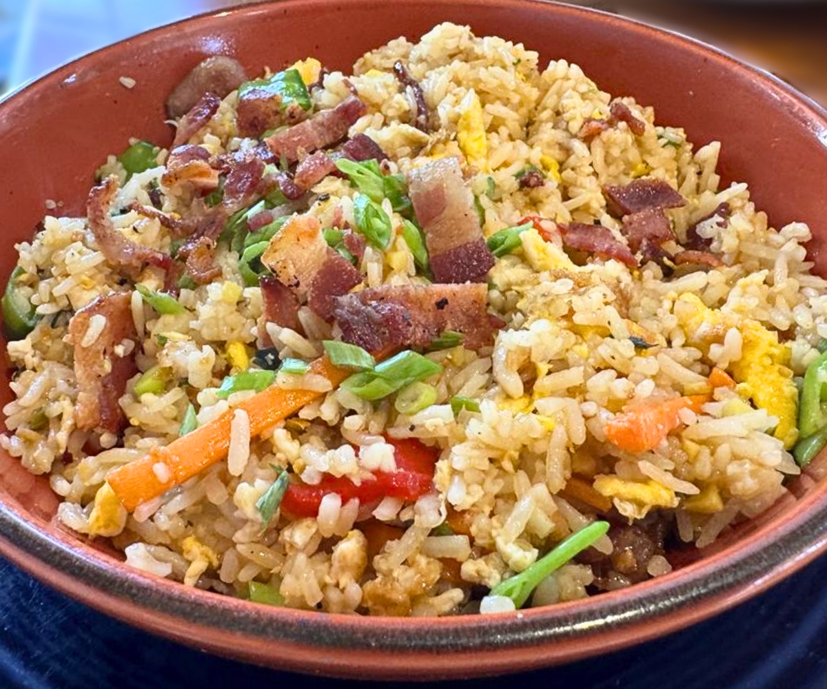 Bacon Fried Rice at Home Kitchen Cafe in Rockland, Maine