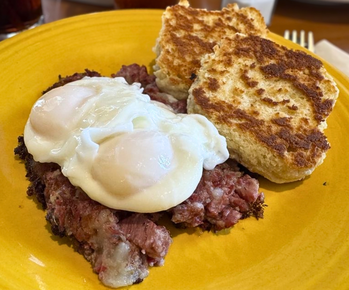 Hash Benedict at Home Kitchen Cafe in Rockland, Maine
