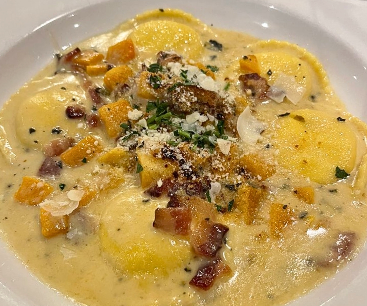 Butternut Squash Ravioli at Mirabella's Table in Rogers, AR