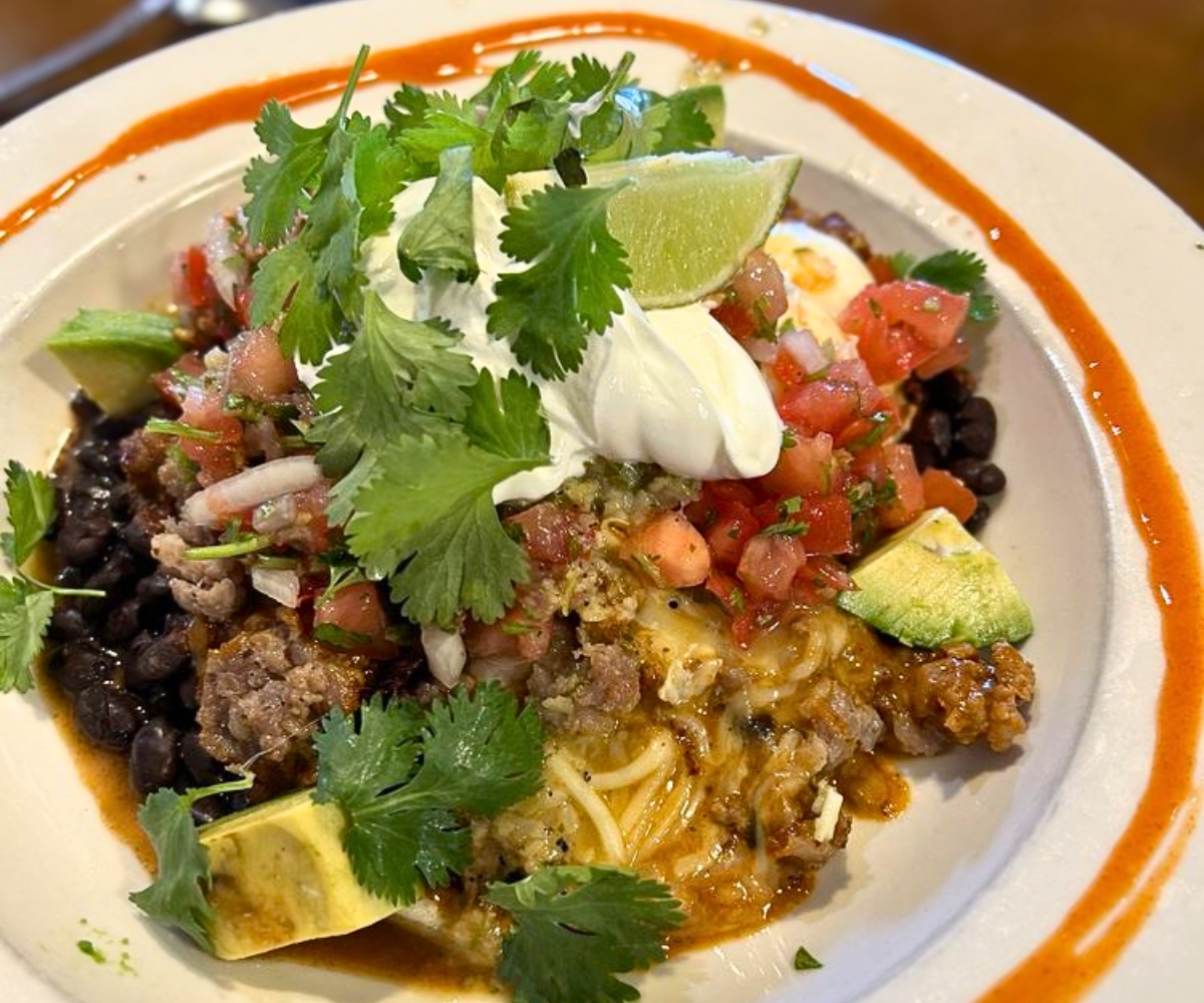 Huevos Rancheros at Home Kitchen Cafe in Rockland, Maine