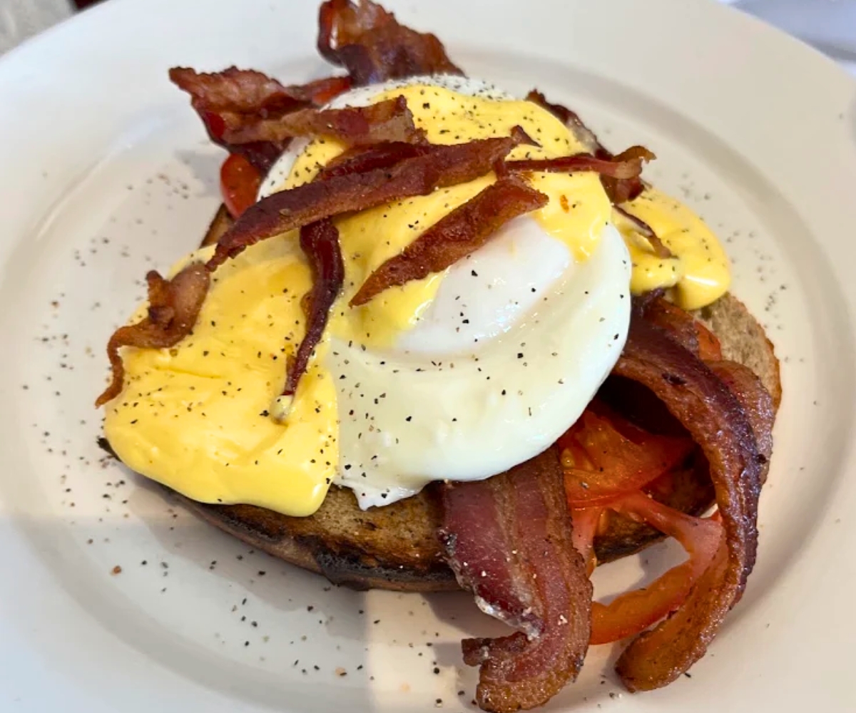 Eggs Benedict at Home Kitchen Cafe in Rockland, ME