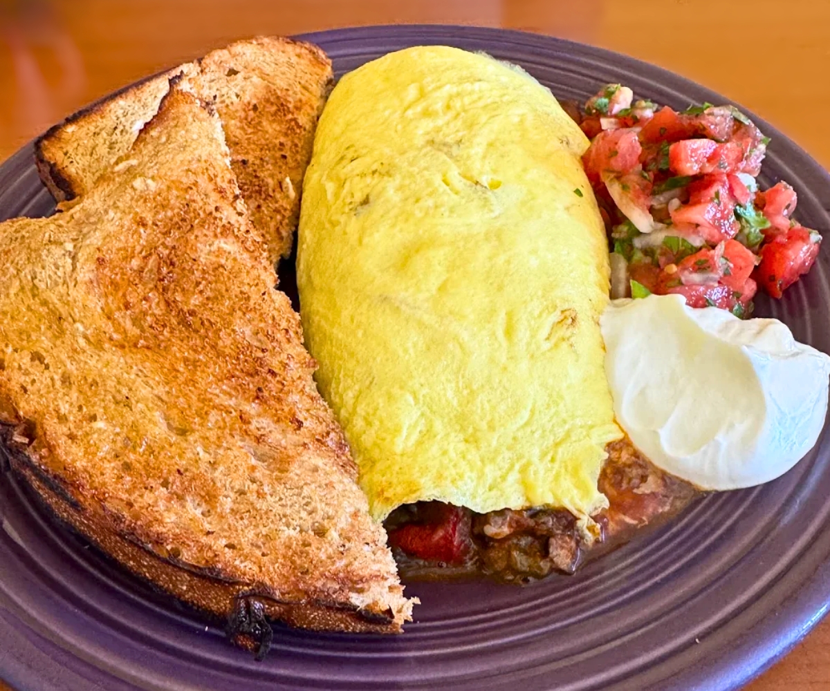 Home on the Border Omelette at Home Kitchen Cafe in Rockland, ME