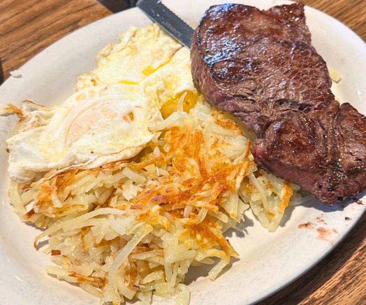 Steak and Eggs at Sill's Cafe in Layton, Utah
