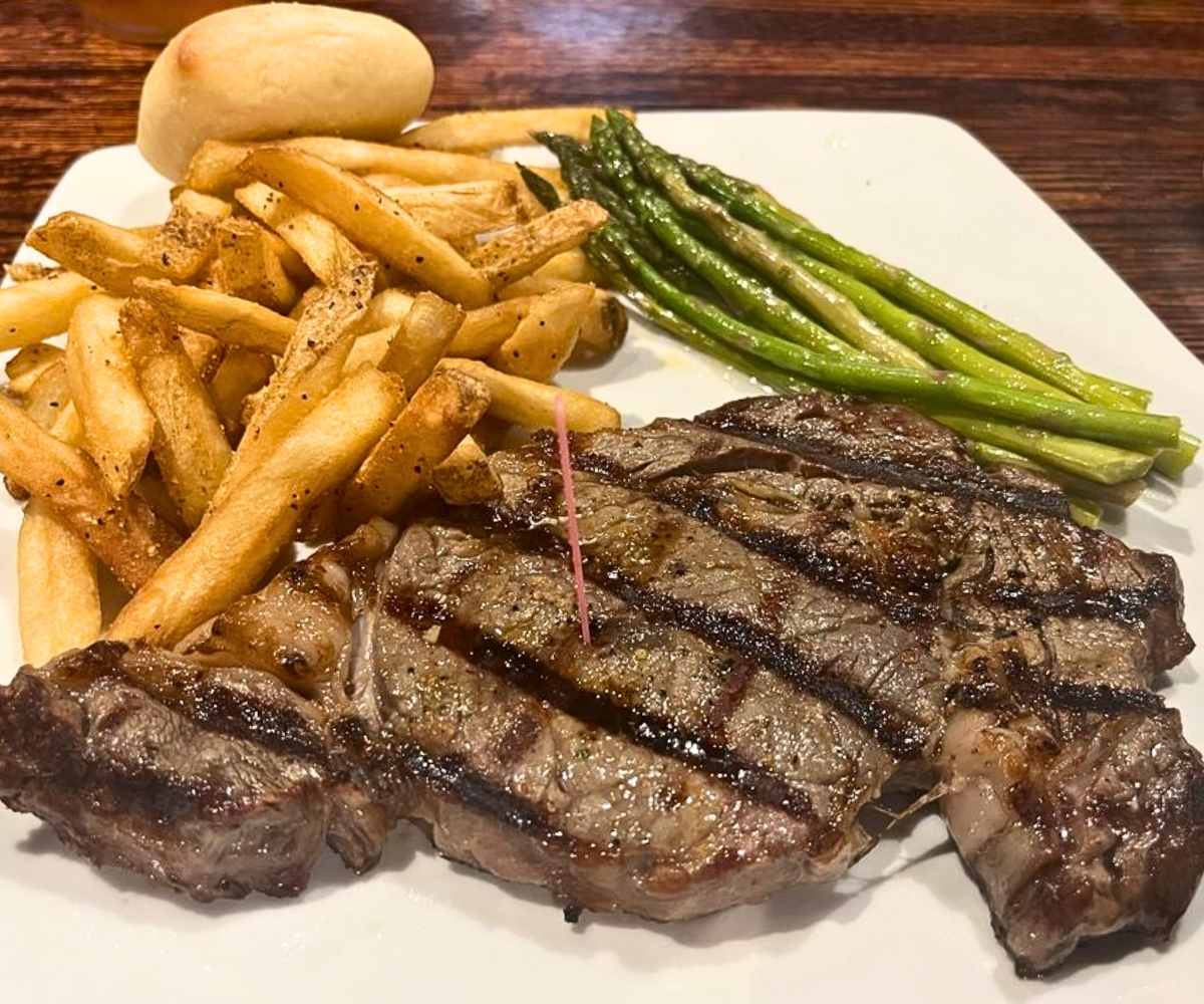 ribeye at 13 Bones in Mount Airy, NC