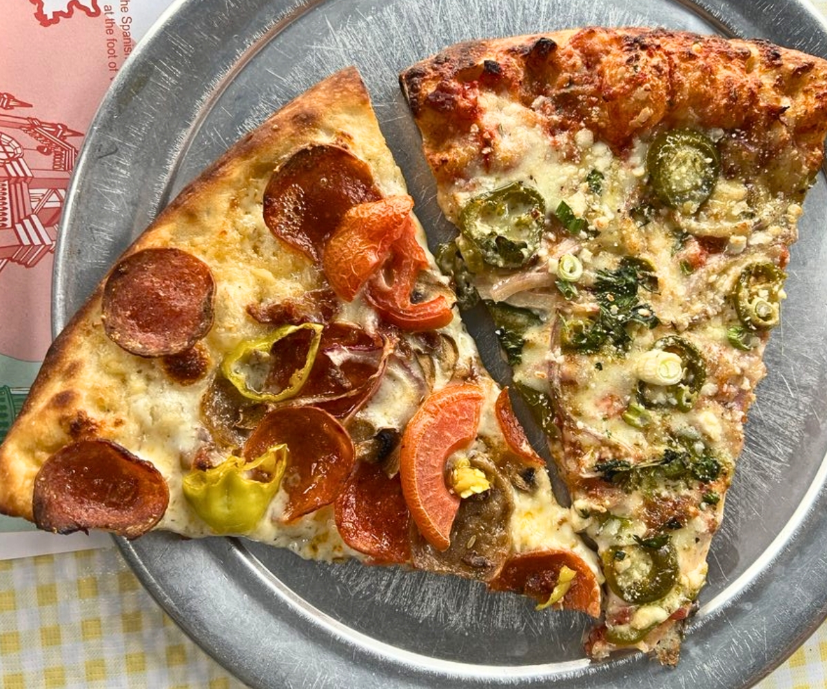 pizzas at A Carini's Pizza & Pasta in Murrieta, California