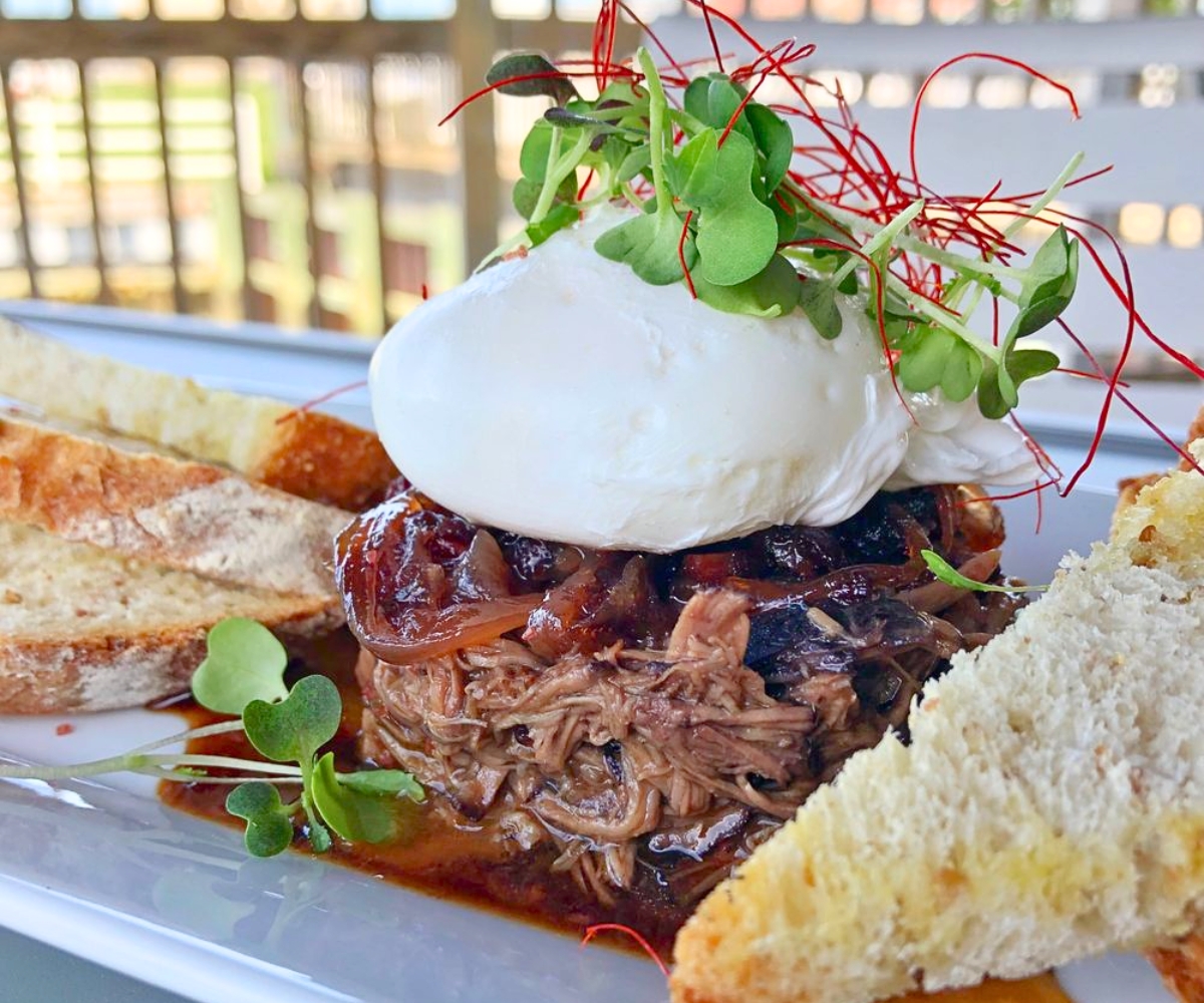 Short Rib Toast at Dockside Kitchen in Ocean City, NJ