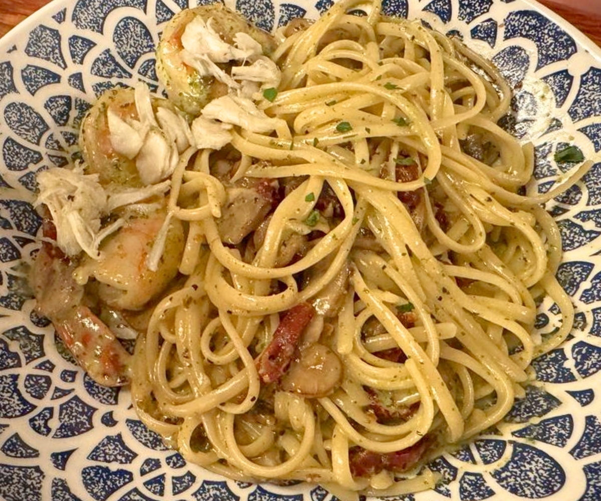 Seafood Linguini at TASTE Italian Kitchen in Starkville, MS