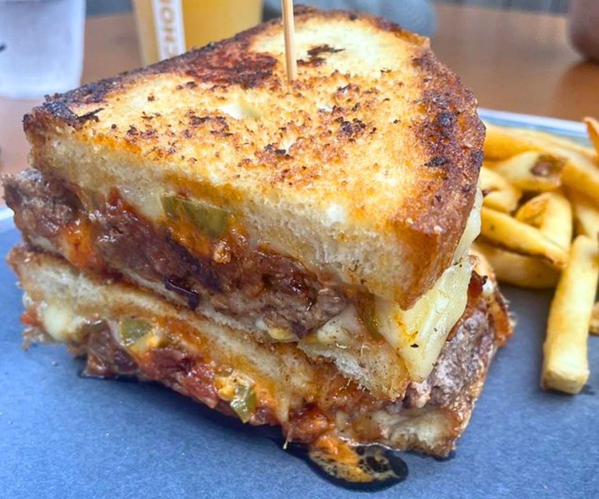 Smokey Bandit Patty Melt at Chomp Kitchen & Drinks in Warren, RI