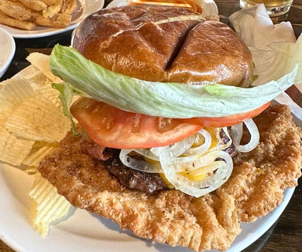 The Hawkeye at Foodie Garage Eatery in Dubuque, Iowa