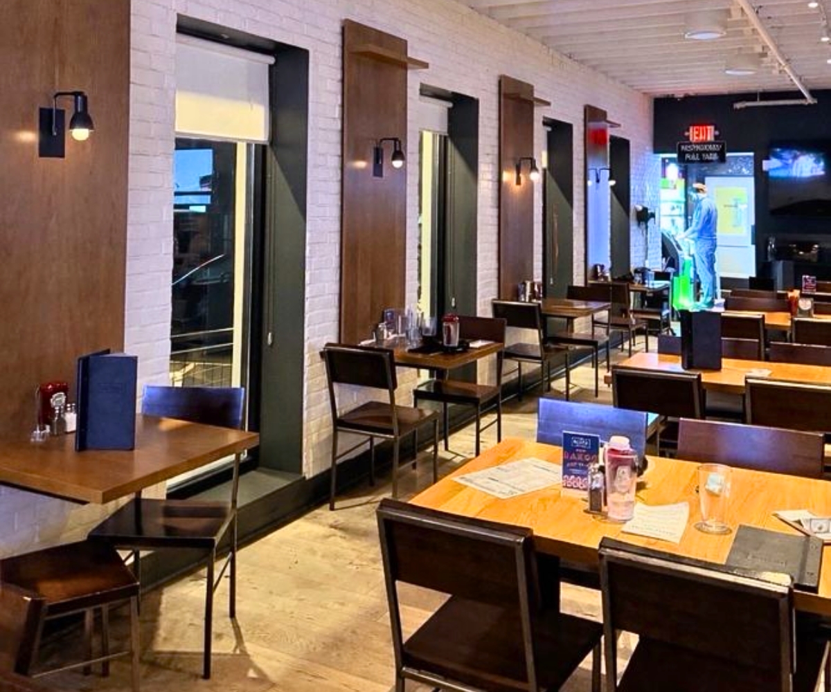 interior of The Block Food & Drink in St. Louis Park, Minnesota