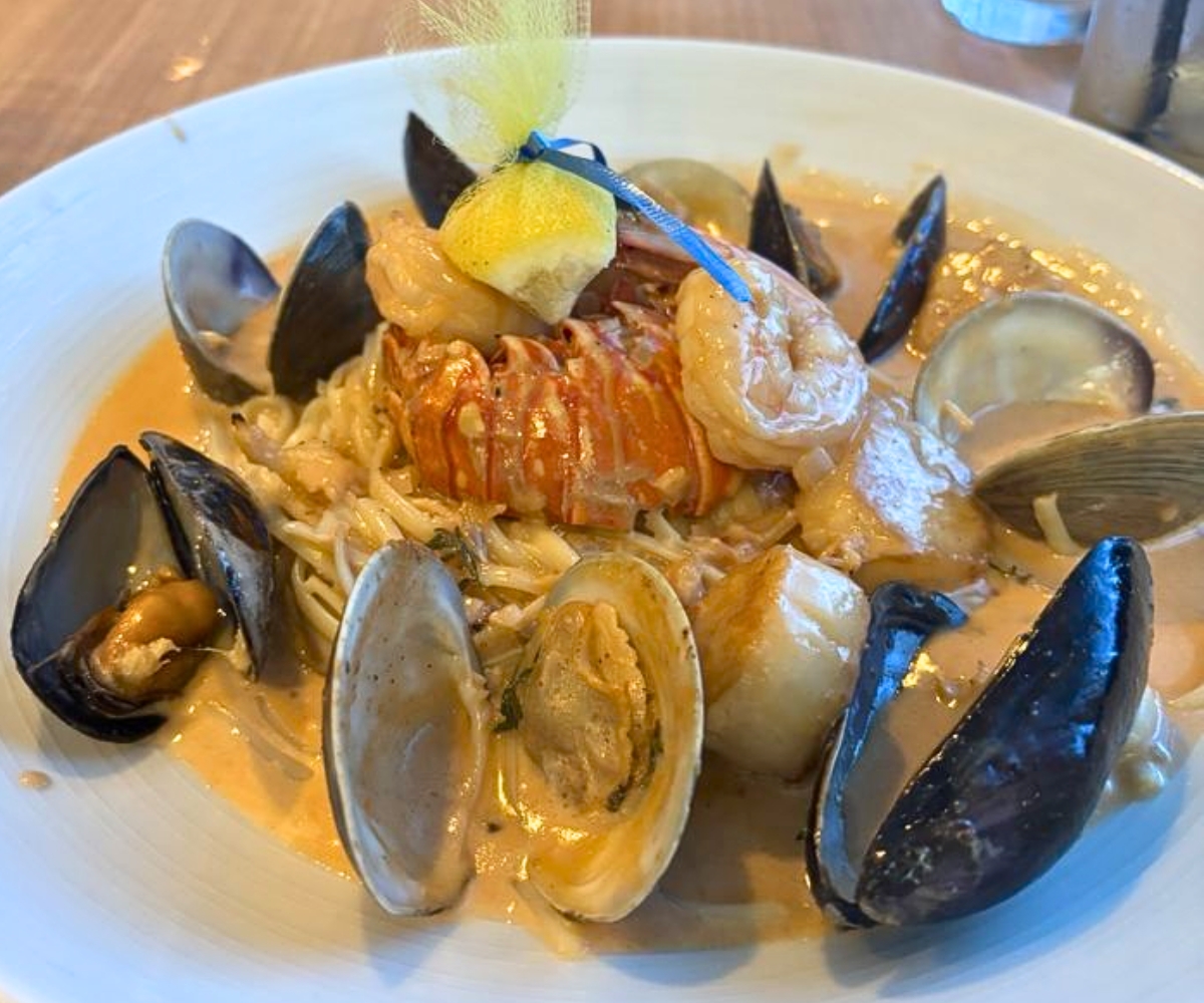 Shellfish Pan Roast at Cool Springs Fish Bar & Restaurant in Dover, Delaware