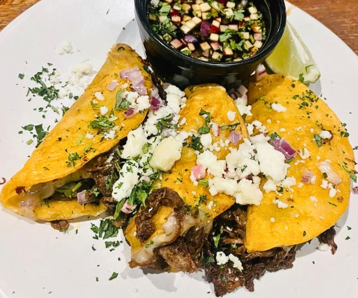 tacos at Samantha's in Little Rock, Arkansas