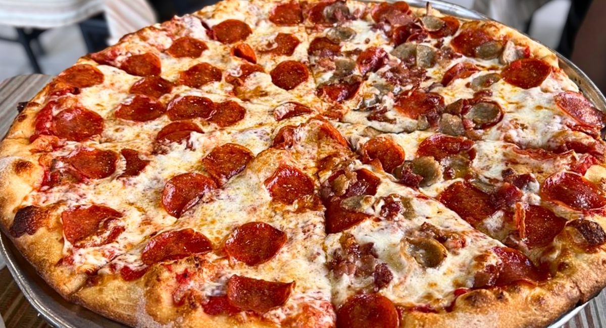 pizza at A Carini's Pizza & Pasta in Murrieta, CA