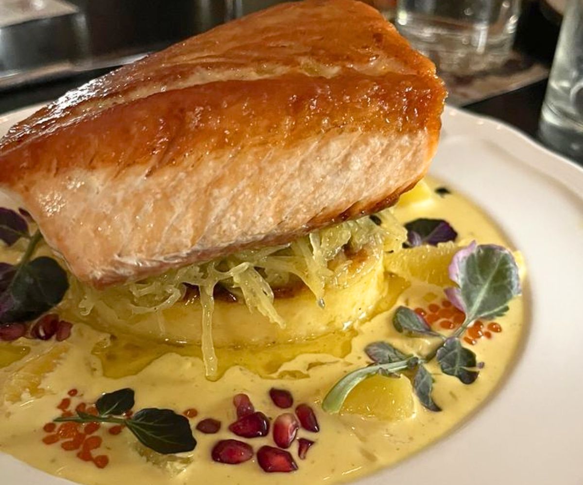 Salmon at 715 in Lawrence, Kansas
