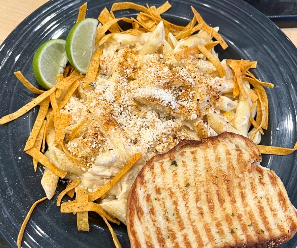 Chicken Elote Pasta at The Pennant in Topeka, Kansas