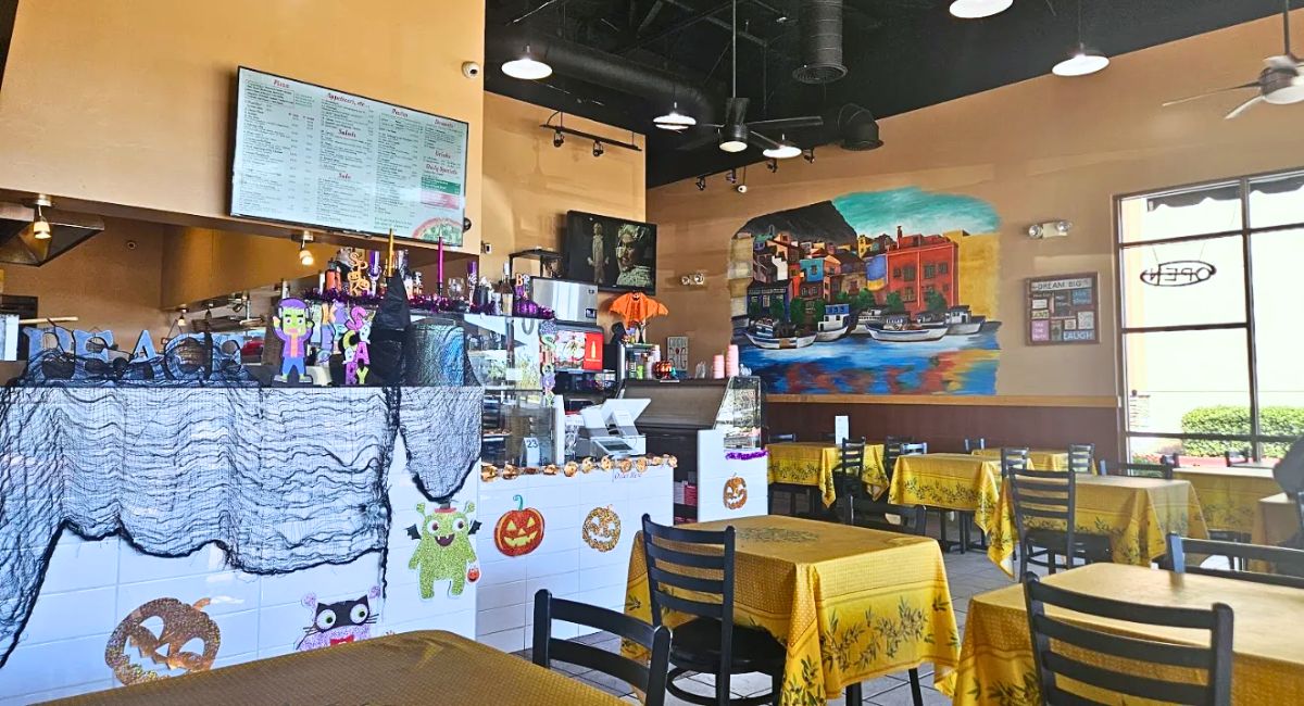 interior of A Carini's Pizza & Pasta in Murrieta, CA