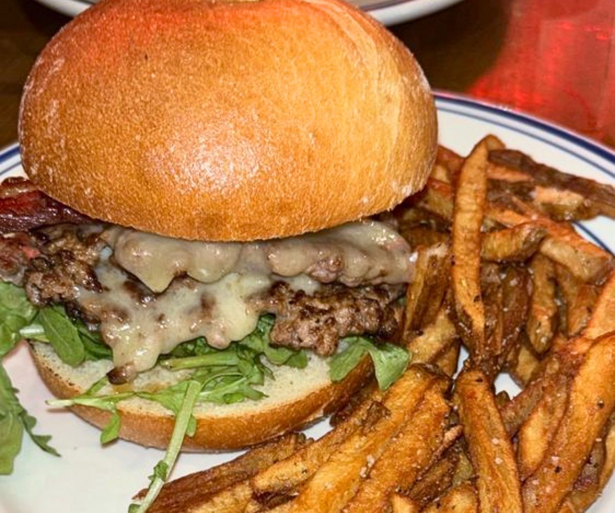 Butcher's Block Burger at Old Glory Distilling in Clarksville, Tennessee