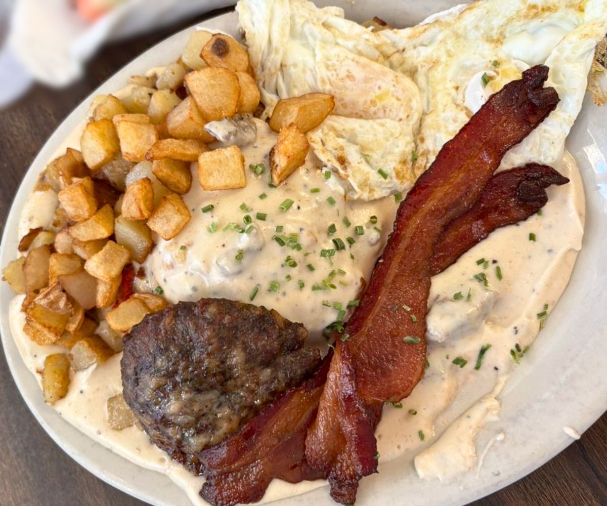 Ultimate Biscuits and Gravy at Lemon Tree Café in Omaha, NE