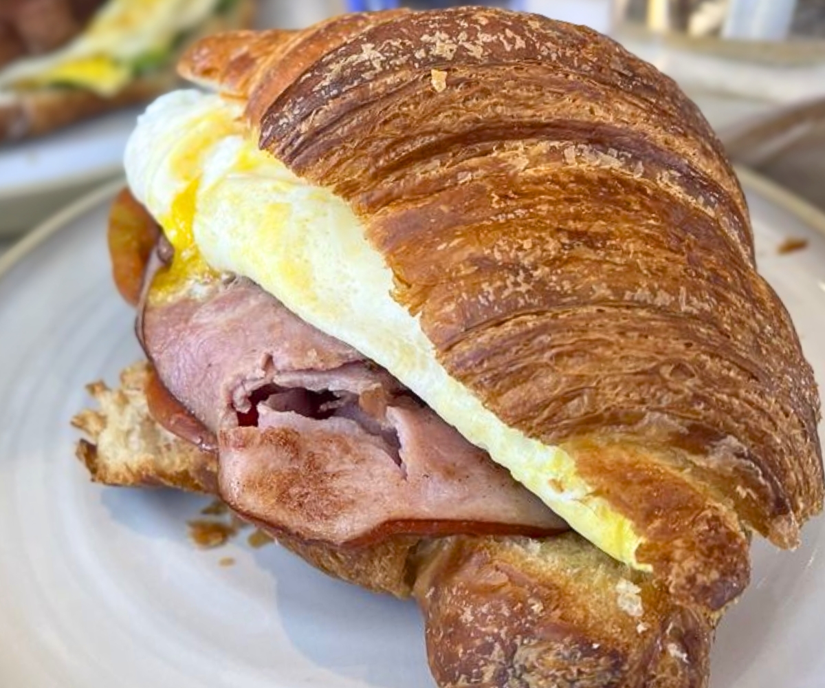 Egg Sandwich at Persephone Bakery in Jackson, Wyoming
