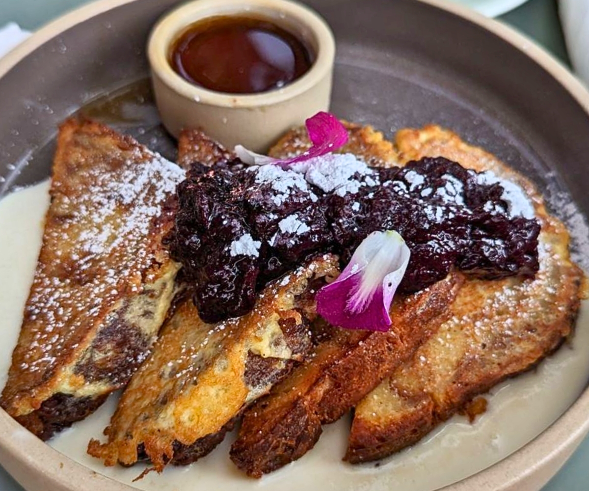 Bread Pudding French Toast at Persephone Bakery in Jackson, WY
