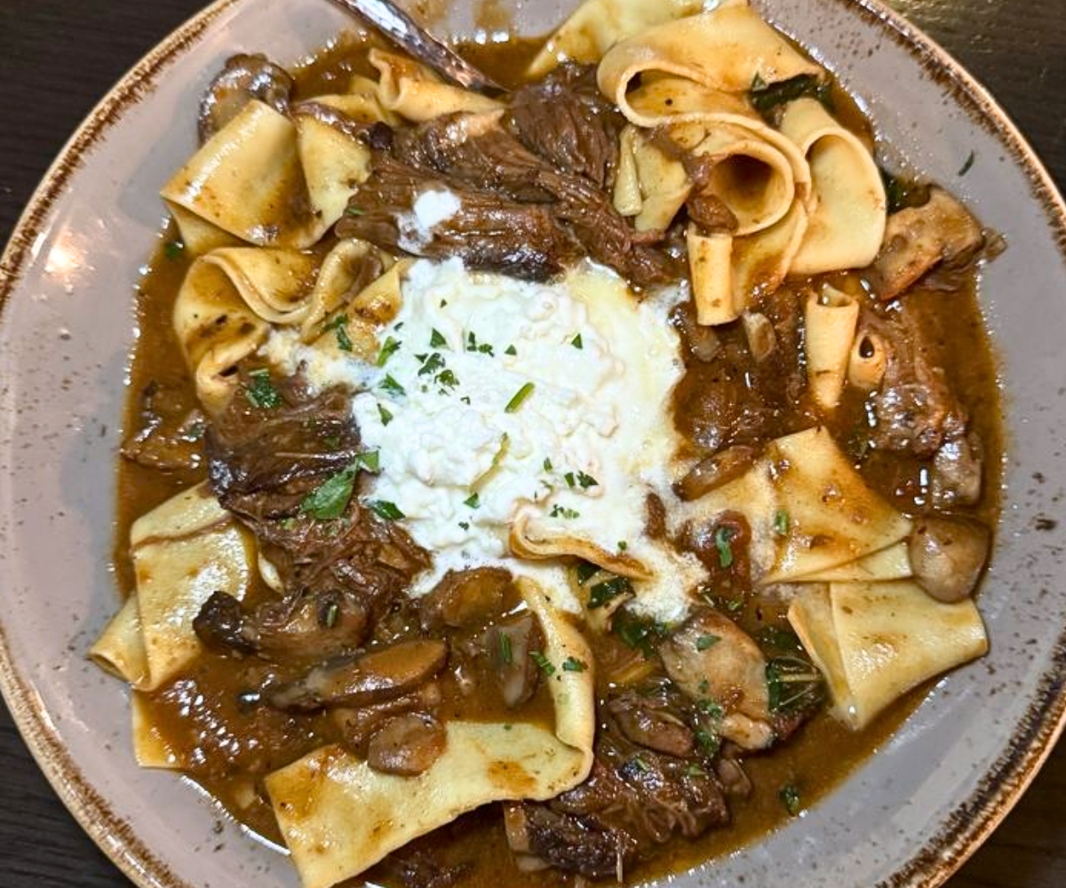 Lamb and Short Rib Pappardelle at Olives And Peppers in Greensburg, Pennsylvania