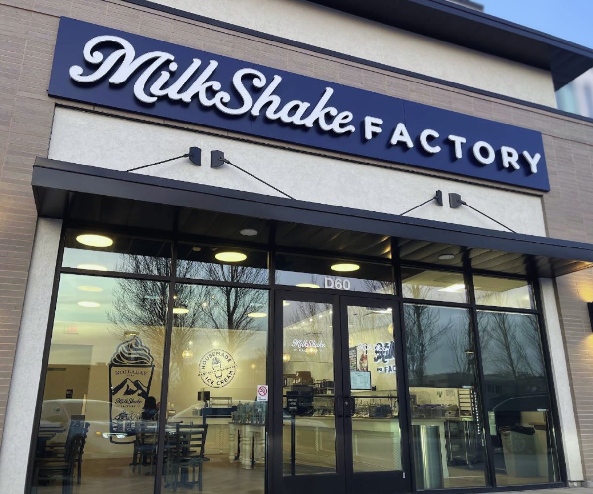 outside milkshake factory in holladay, Utah