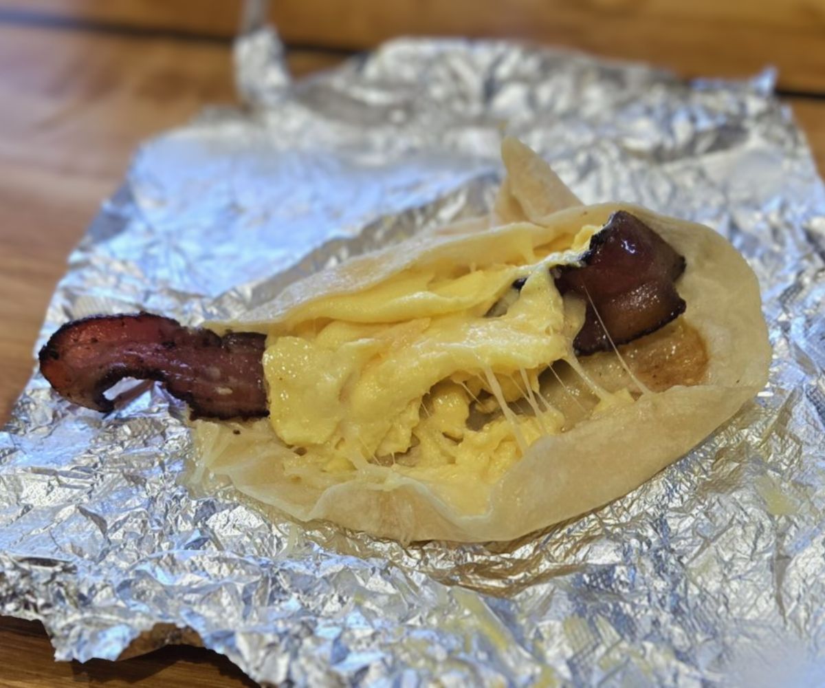 breakfast taco at ladybird taco in nashville tn