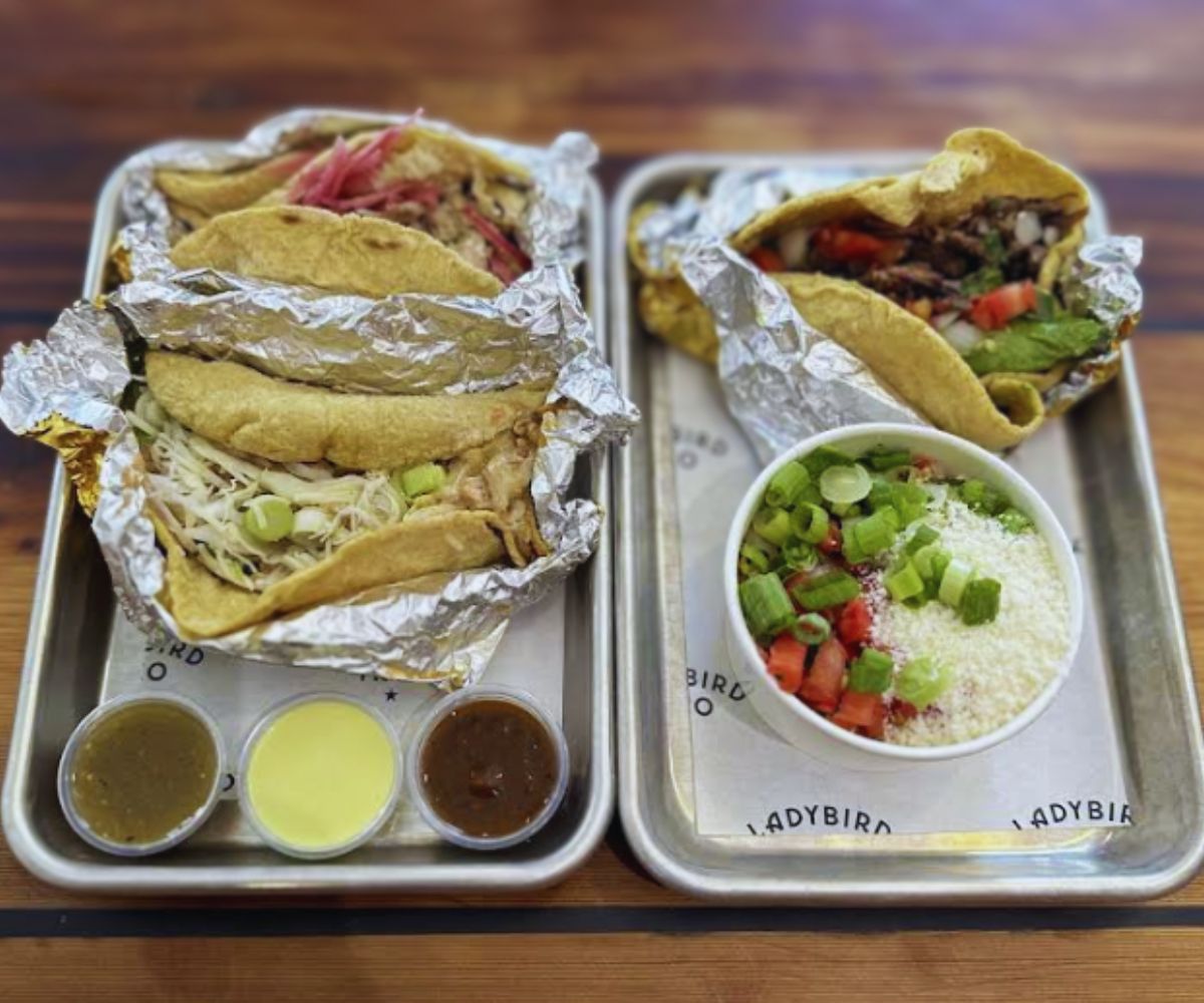 tacos at ladybird taco