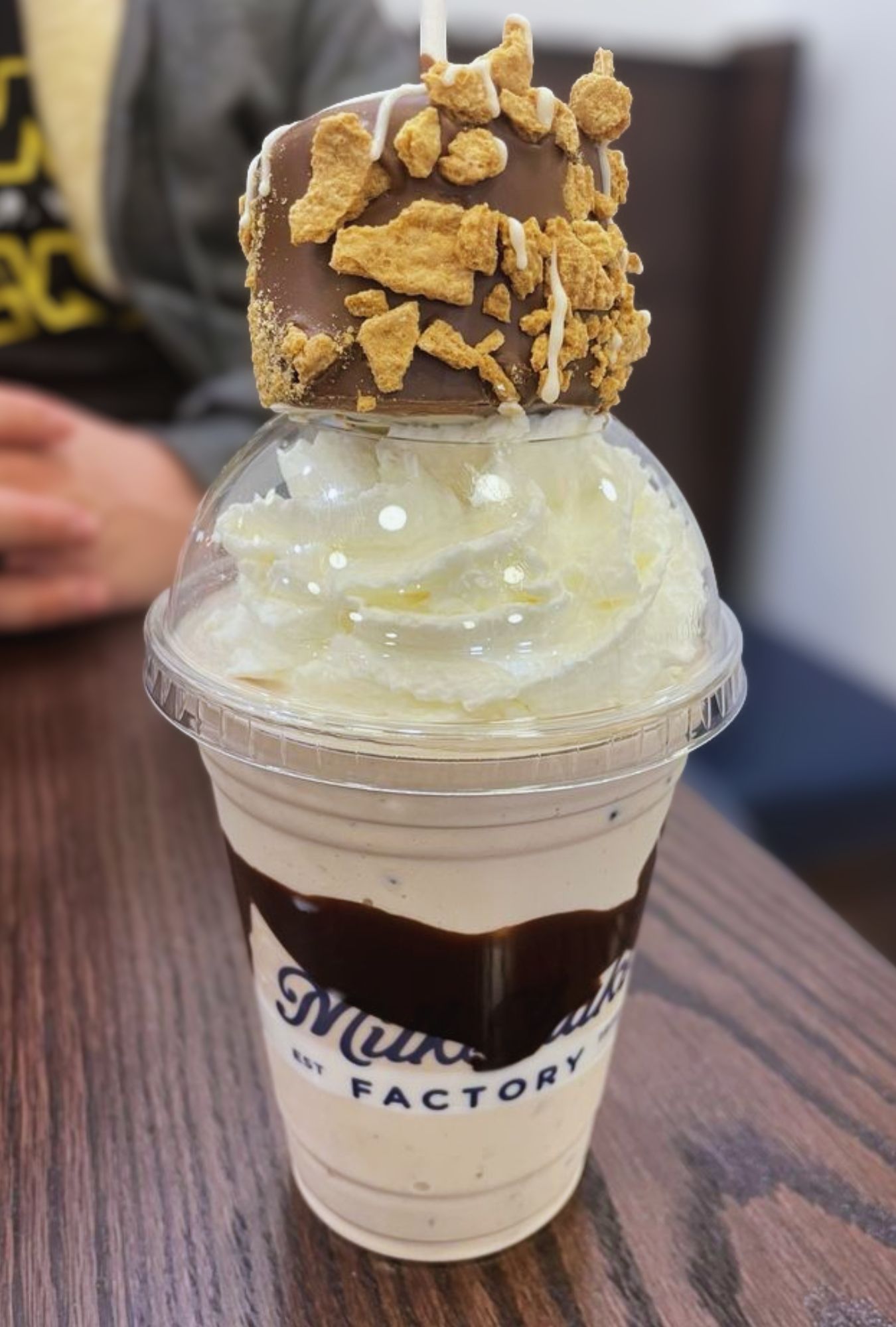s'mores shake at milkshake factory in holladay, Utah