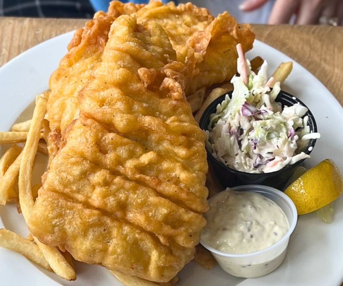 Fish and Chips at Robert's Maine Grill in Kittery, ME