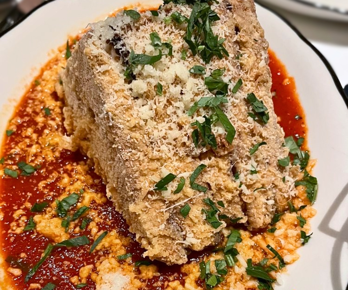 Mozzarella in Carrozza at Caruso's Grocery in Washington, DC