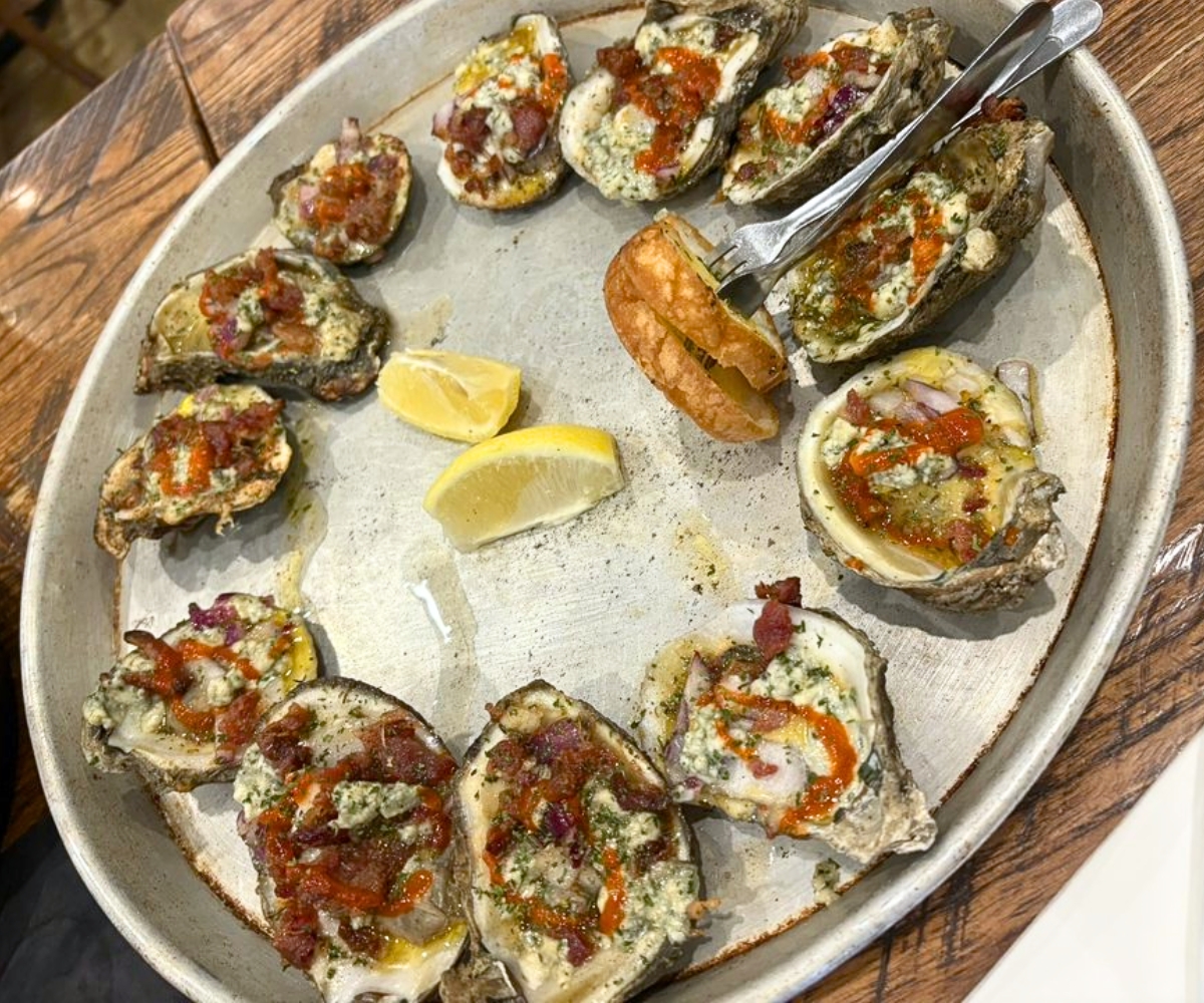 oysters at Brady's Steaks and Seafood in Pascagoula, Mississippi