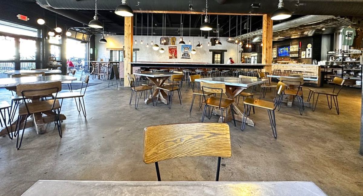 interior of lyover Brewing Company in Scottsbluff, NE