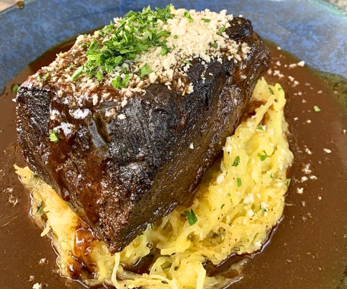 Whisky Braised Short Ribs at Crave Kitchen & Bar in Eagle, Idaho