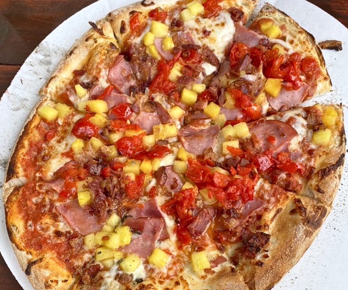 Sweet and Salty Pizza at Cloudcroft Brewing Company in Cloudcroft, NM