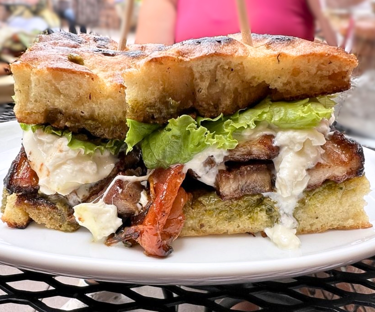 sandwich at Plonk in Missoula, Montana