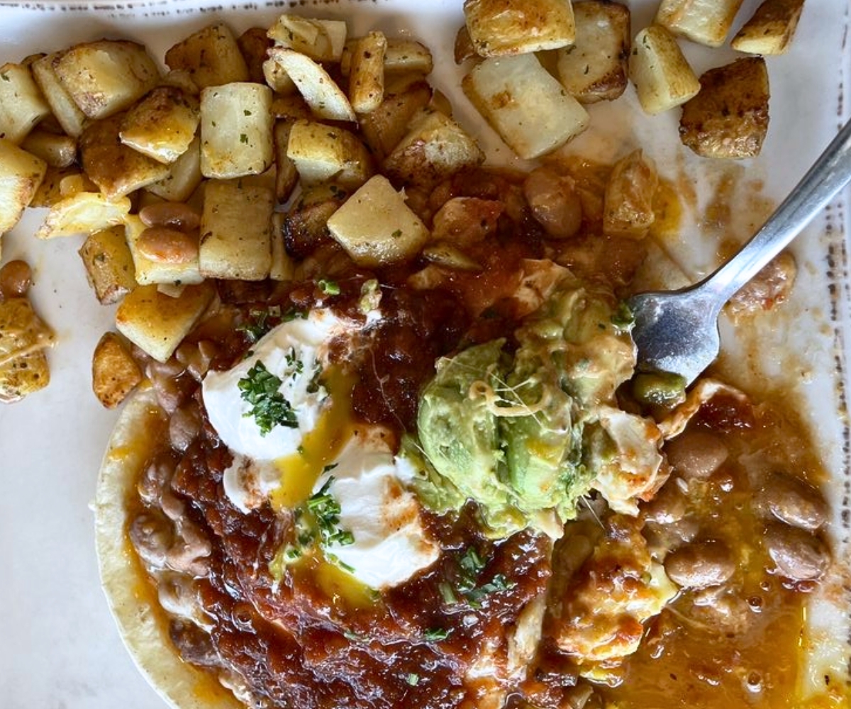 Huevos Rancheros at Bluebird Cafe in Thornton, CO