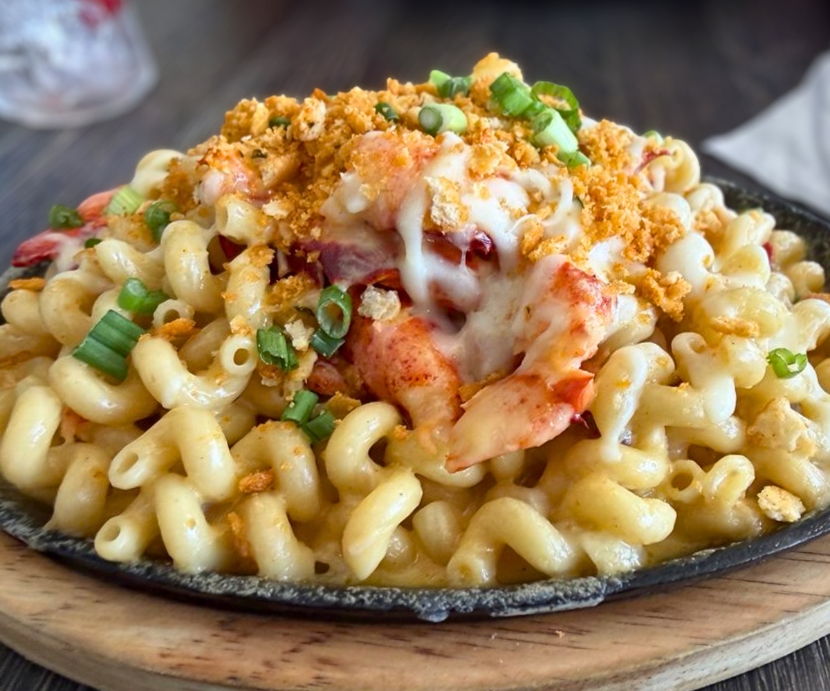 Lobster Mac and Cheese at Laura's Bar And Grill in Smithfield, Rhode Island