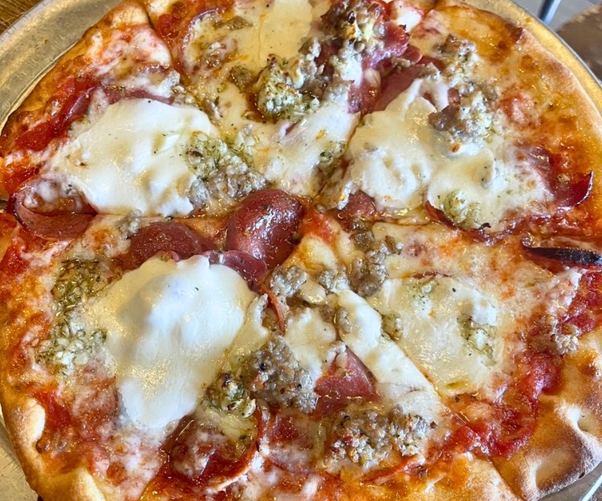 Meat Monster Pizza at Pienezza Pizza in Kissimmee, Florida