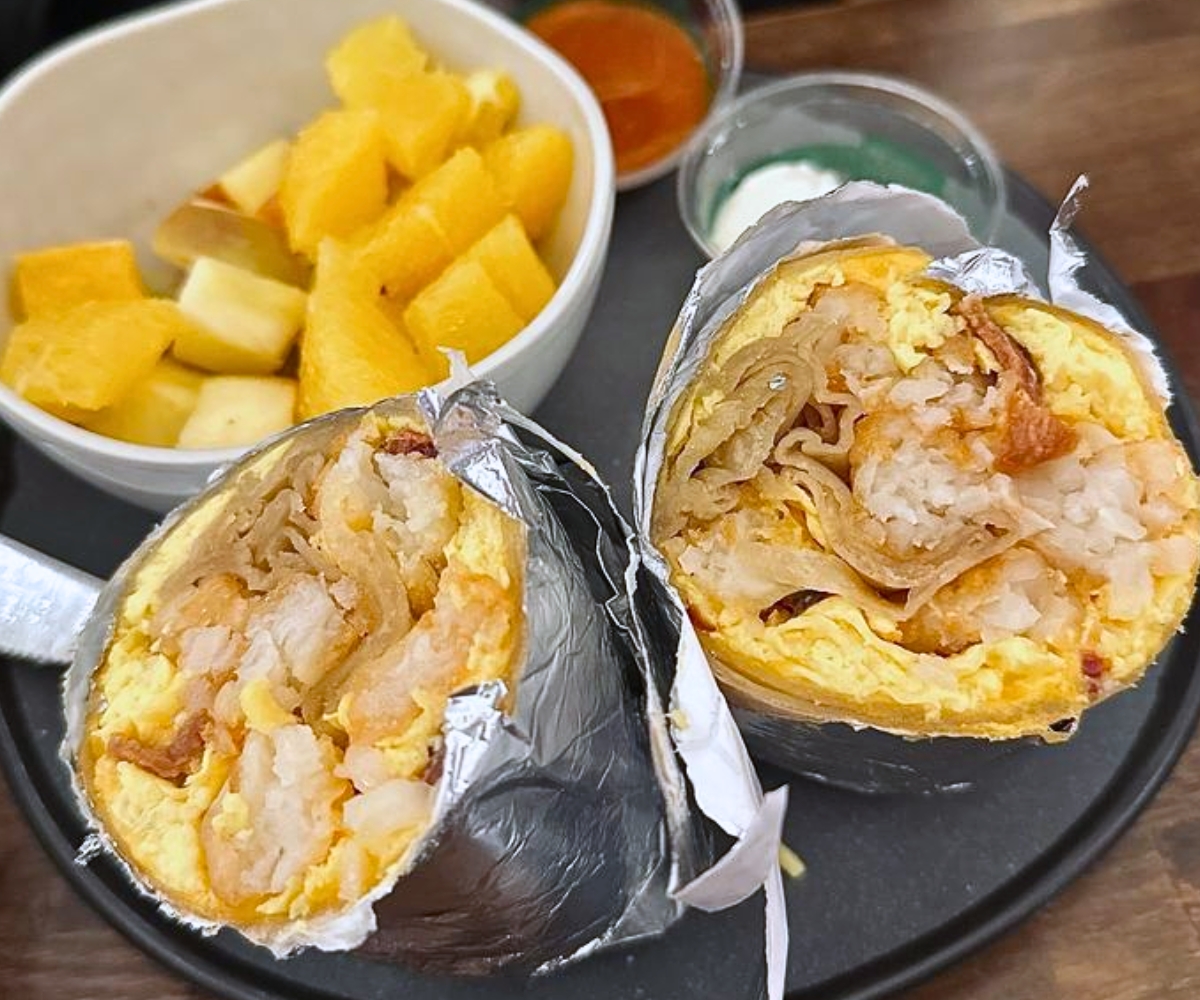 Breakfast Burrito at Winslow's Table in University City, MO