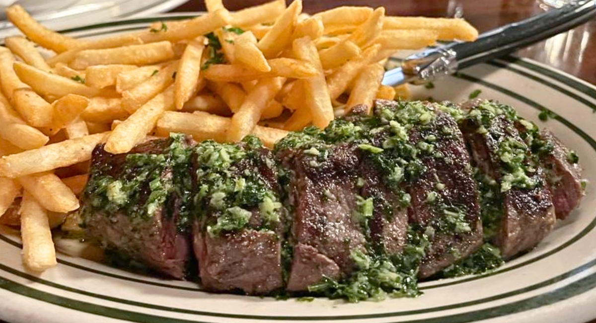 Steak Frites at French Market in Prairie Village, Kansas