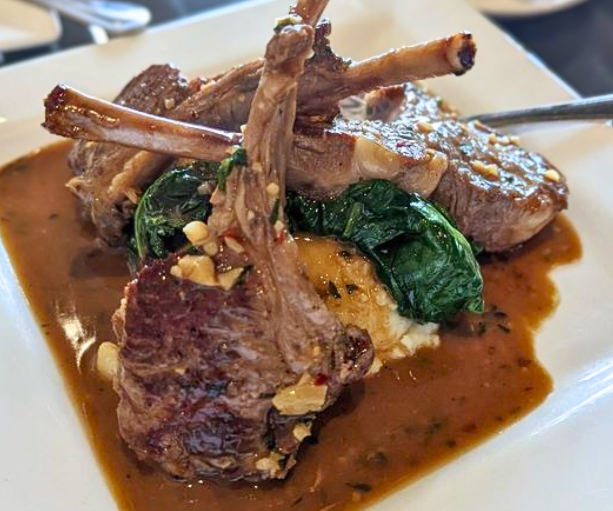 lamb at La Parra Restaurant & Bar in Berwyn, Illinois